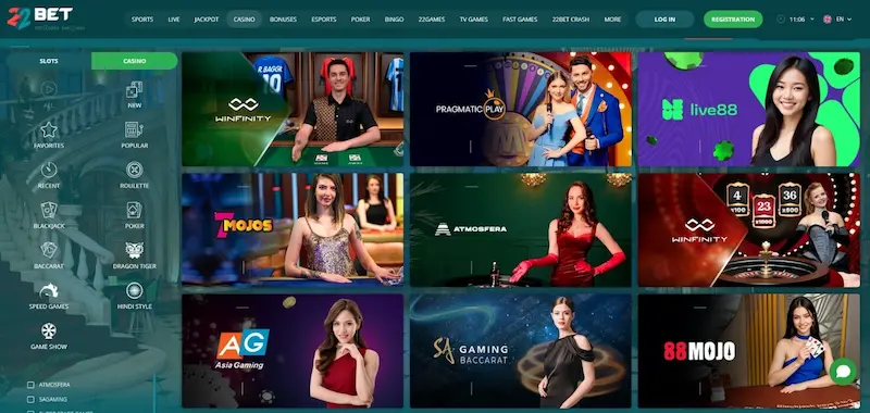 Đánh giá web 22bet: nhà cái có tỷ lệ kèo chính xác nhất 2025 1 cac sang ca cuoc hap dan tai 22bet